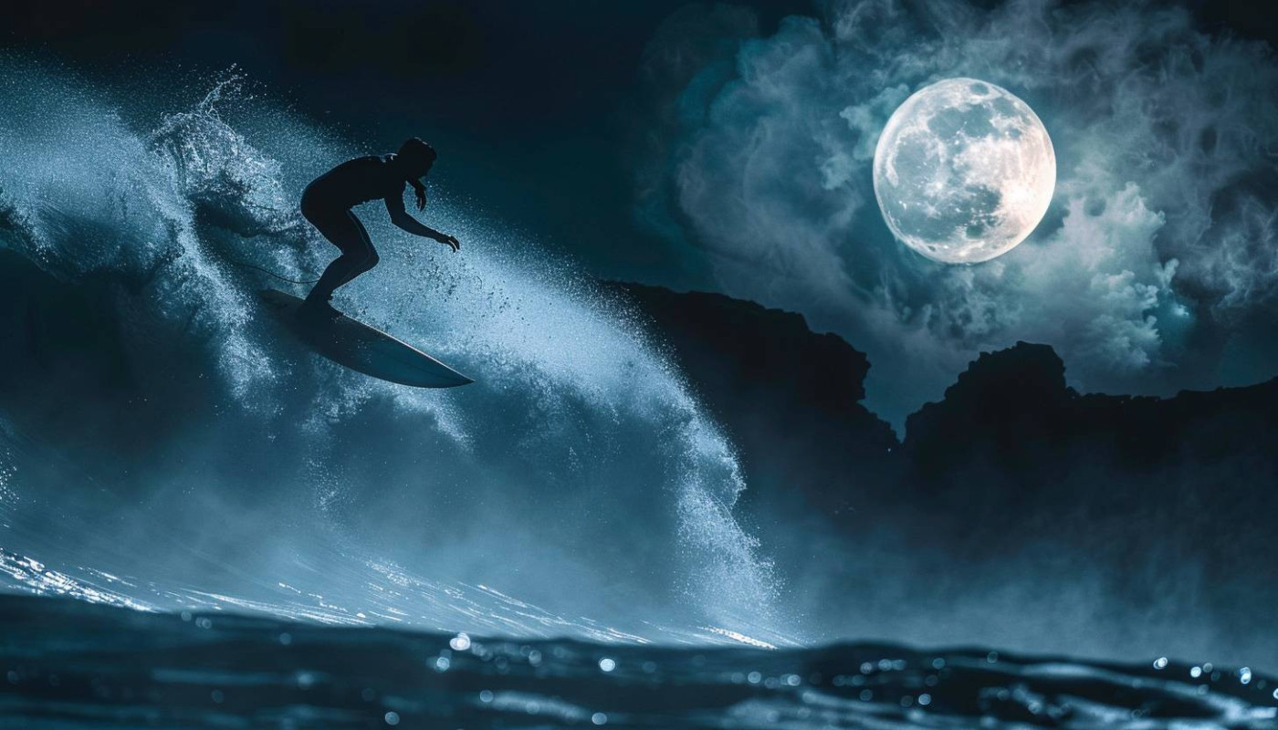 Surf de nuit : frissons et adrénaline